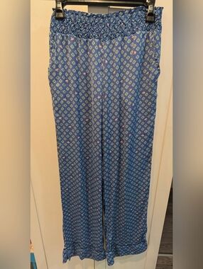 aerie Blue Patterned Pajama Pants